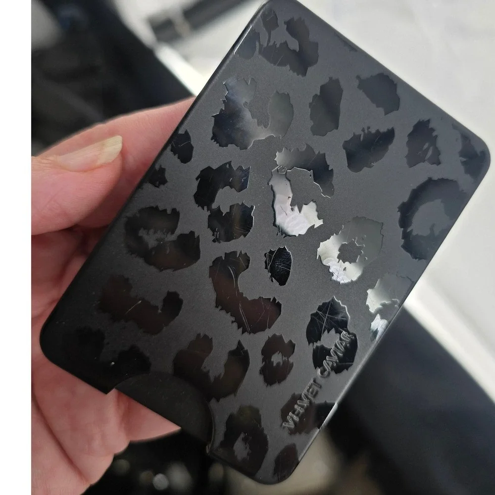 Velvet Caviar Magnetic Phone Wallet Black Leopard MagSafe Card Holder Accessory